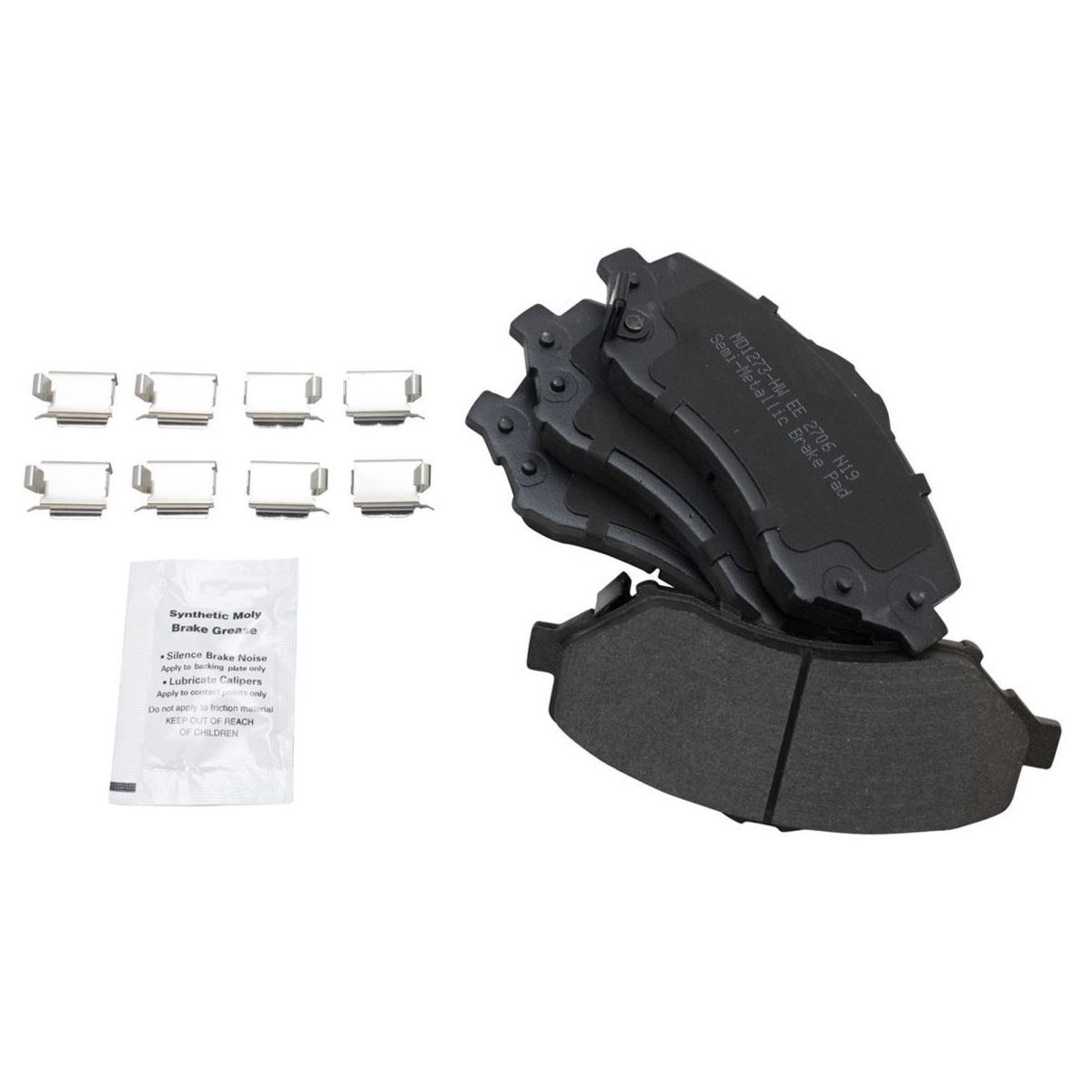 For 2007-2011 Nitro Sport Utility Brake Pad & Rotor Metallic Front Rear Kit