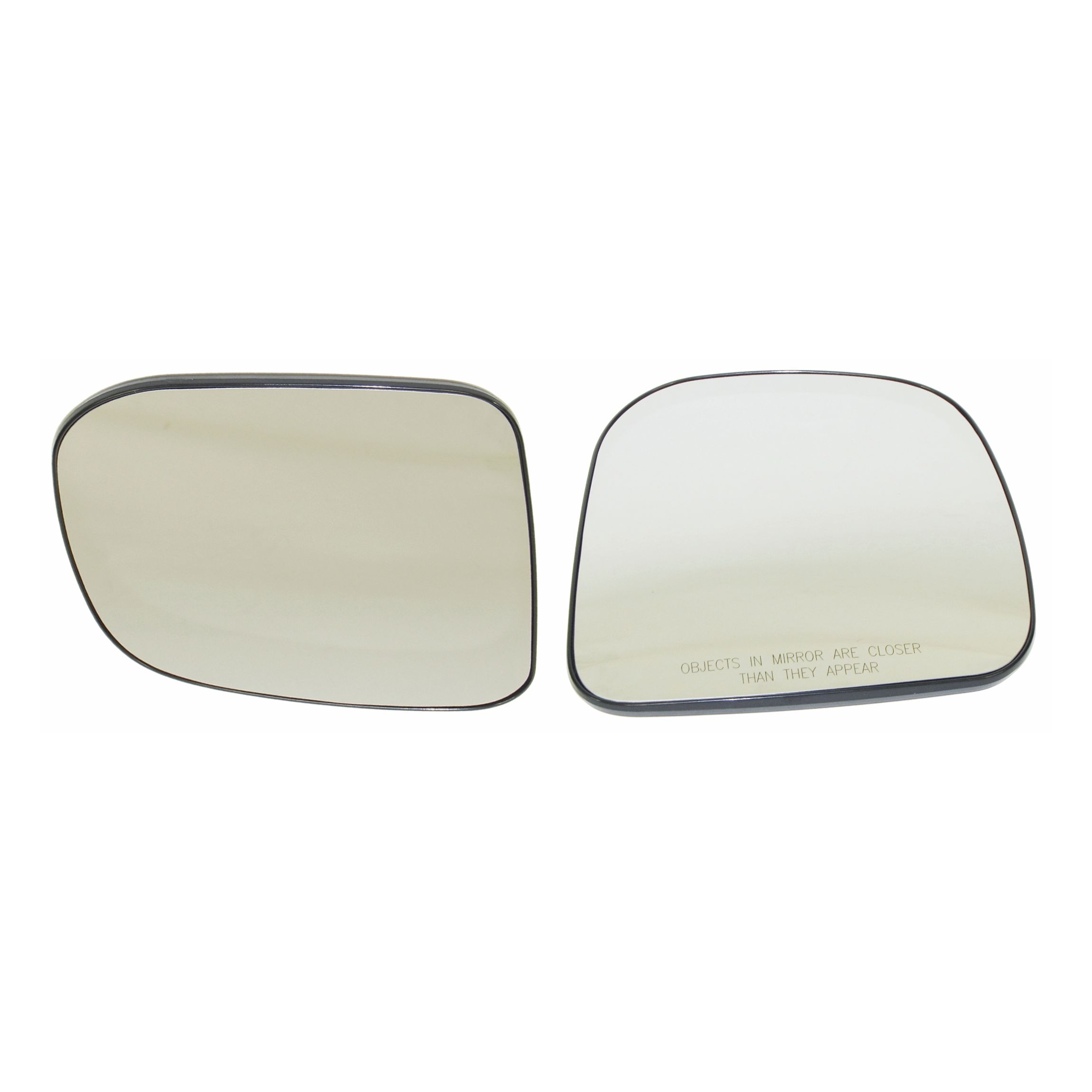 For 1997-2000 E-150 Econoline XL Mirror Plate Non-Heated Glass Set=Left & Right