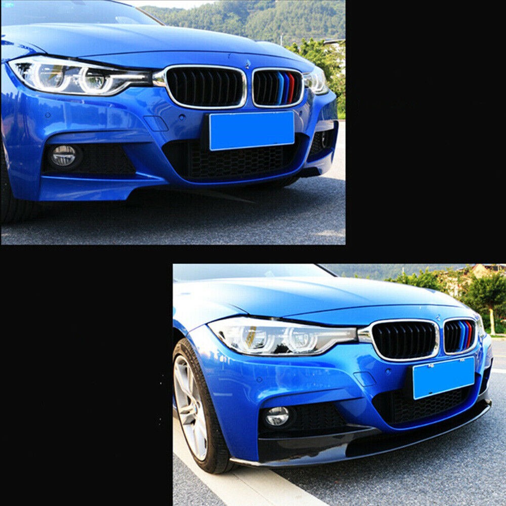 Front Lip Bumper Spoiler Splitter F30 3 Series M Style CB Look