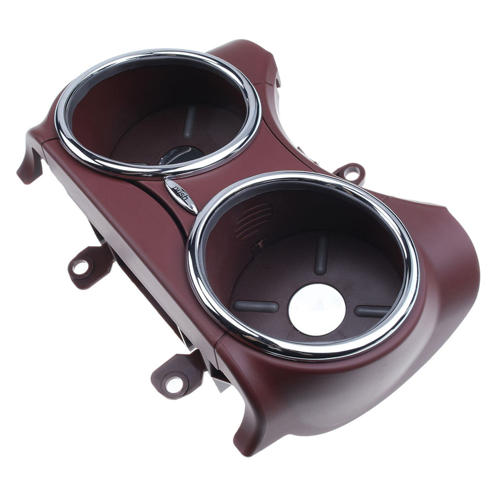 Front Dual Cup Holder For Mercedes-Benz CLS500 CLS55 AMG CLS550 CLS63 AMG Red