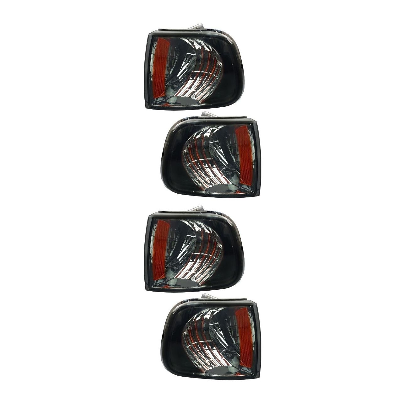 2 Sets Of - Smoke Corner Lights F150 Turn Signal Lamps L+R