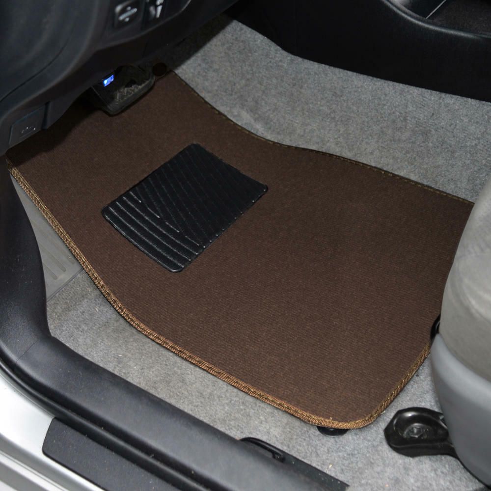 Dark Beige Car Floor Mats Liner Pads Mat Standard For 2003 RS6 4pc Auto Brown