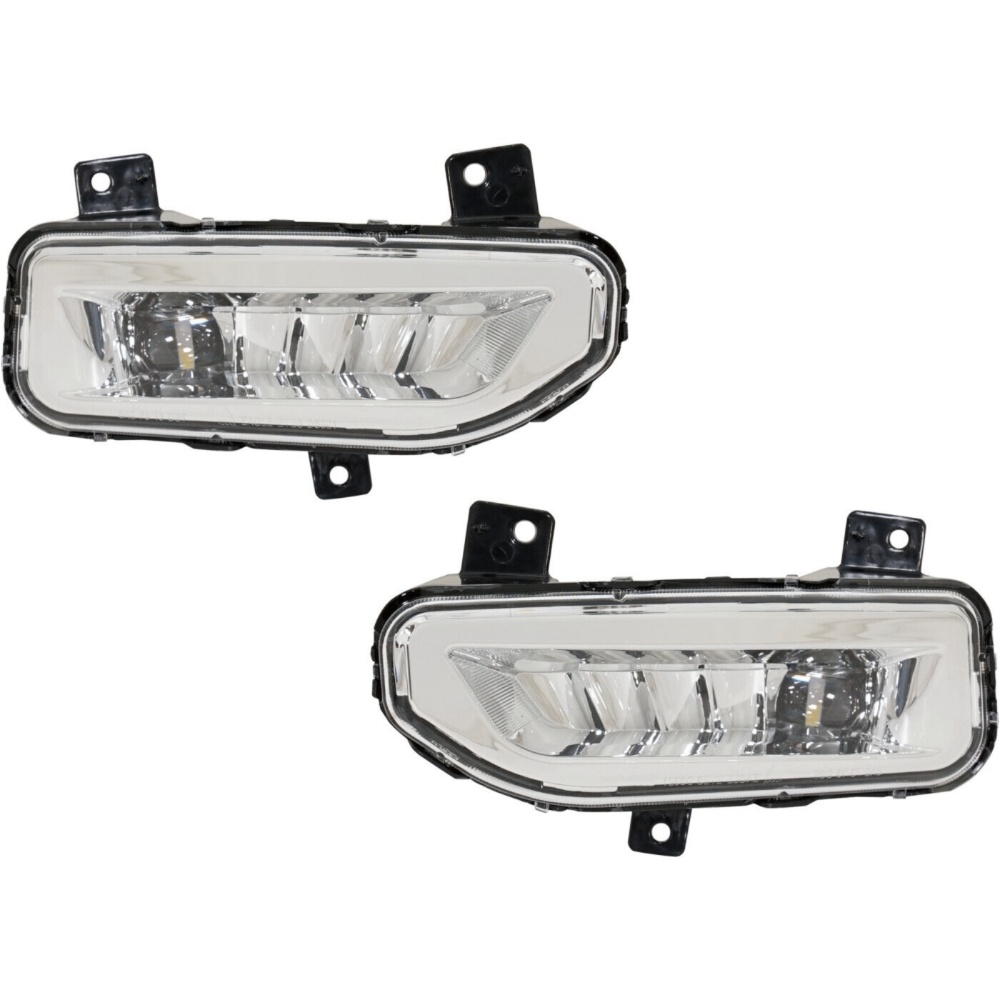 Fog Lights Driving Lamps Set Of 2 Front Driver & Passenger Side Left Right Pair
