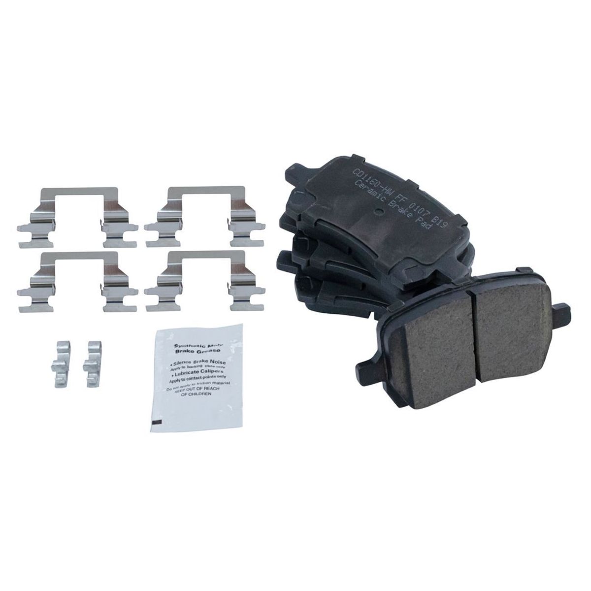 For 2005-2007 Cobalt LS Coupe Ceramic Brake Pad & Rotor Front & Rear Kit W/