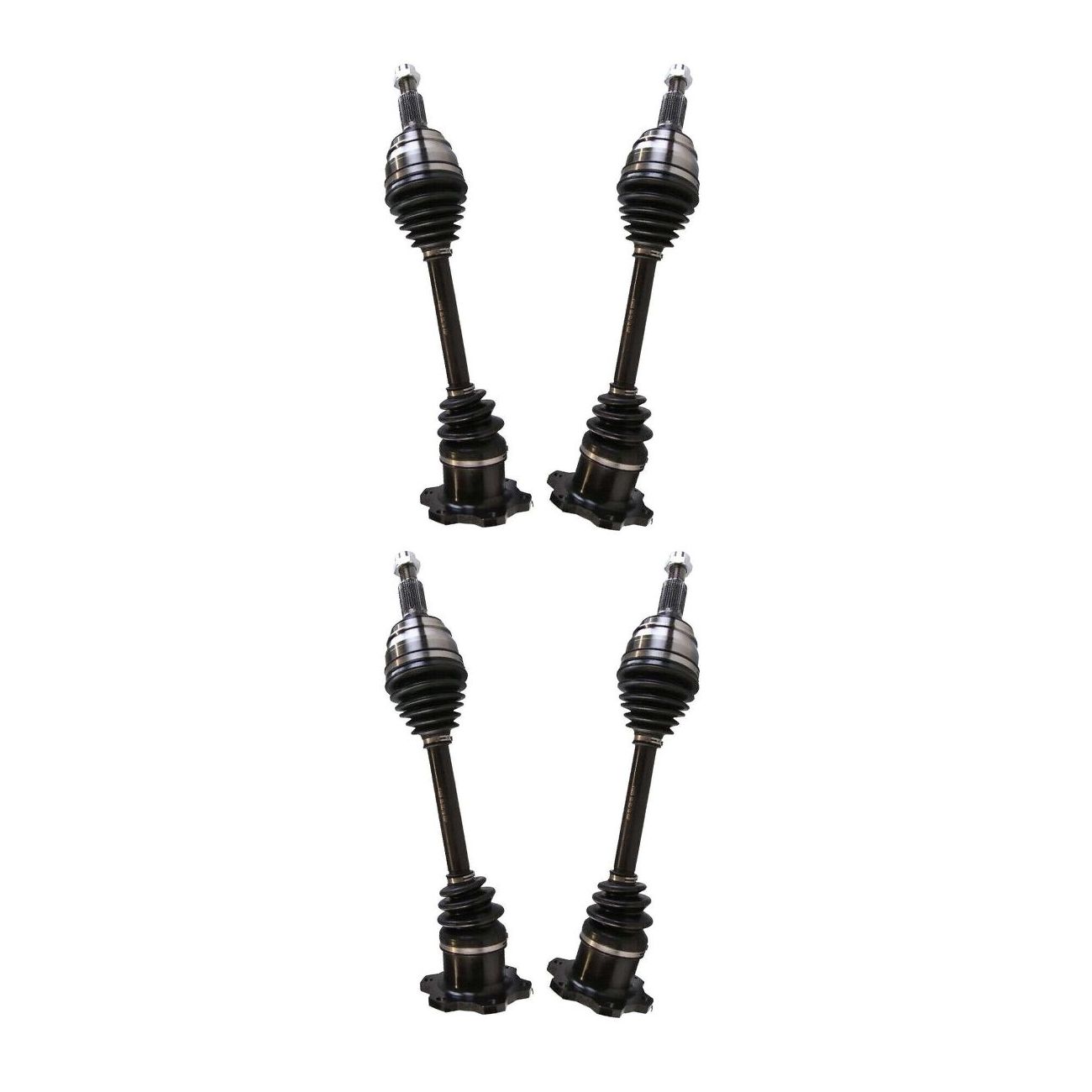 2 Sets Of - Front CV Axle Shafts Assembly For 2007-2018 Cadillac Chevrolet GMC V8