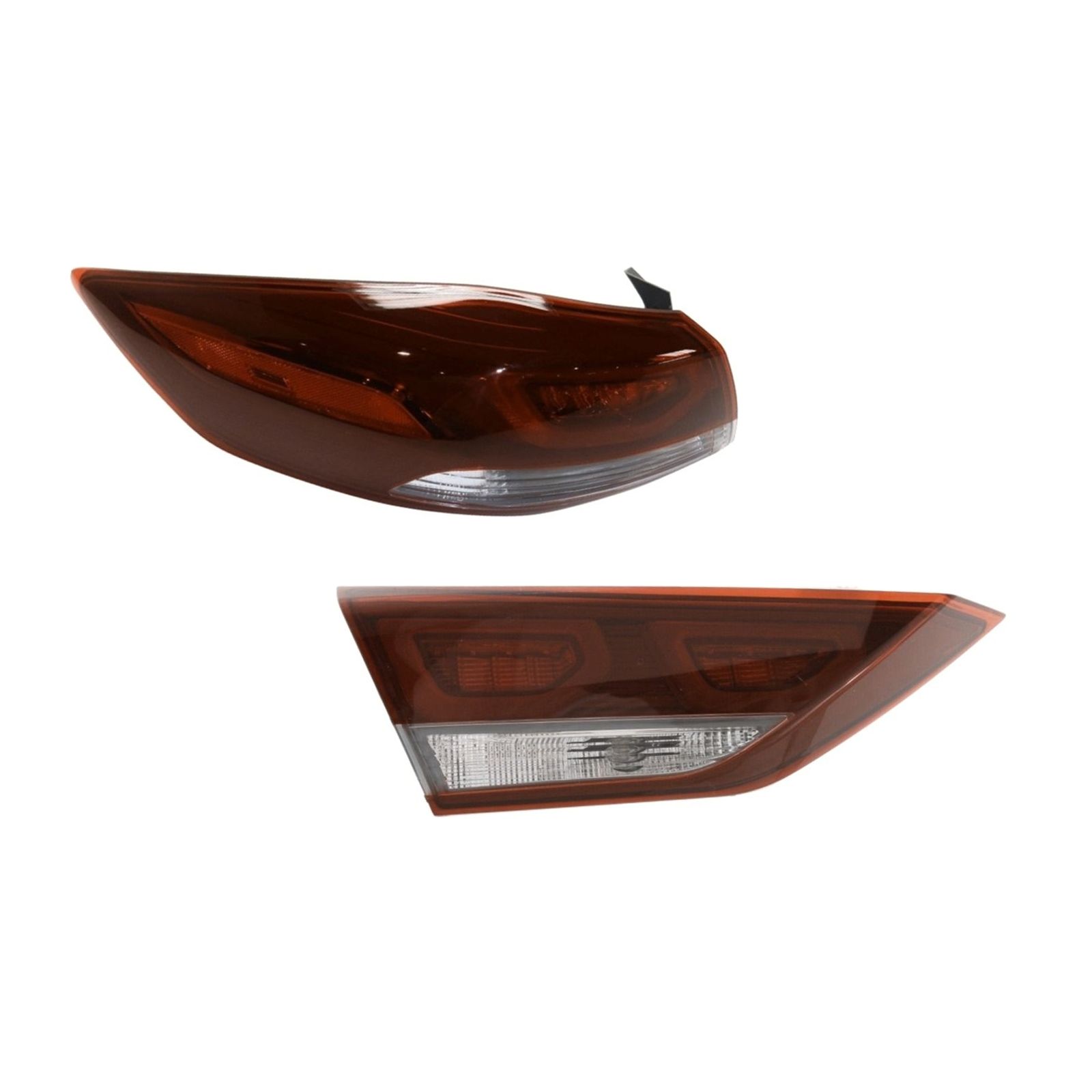 Pair Set Of 2 Tail Lights Taillights Taillamps Brakelights Driver & Passenger