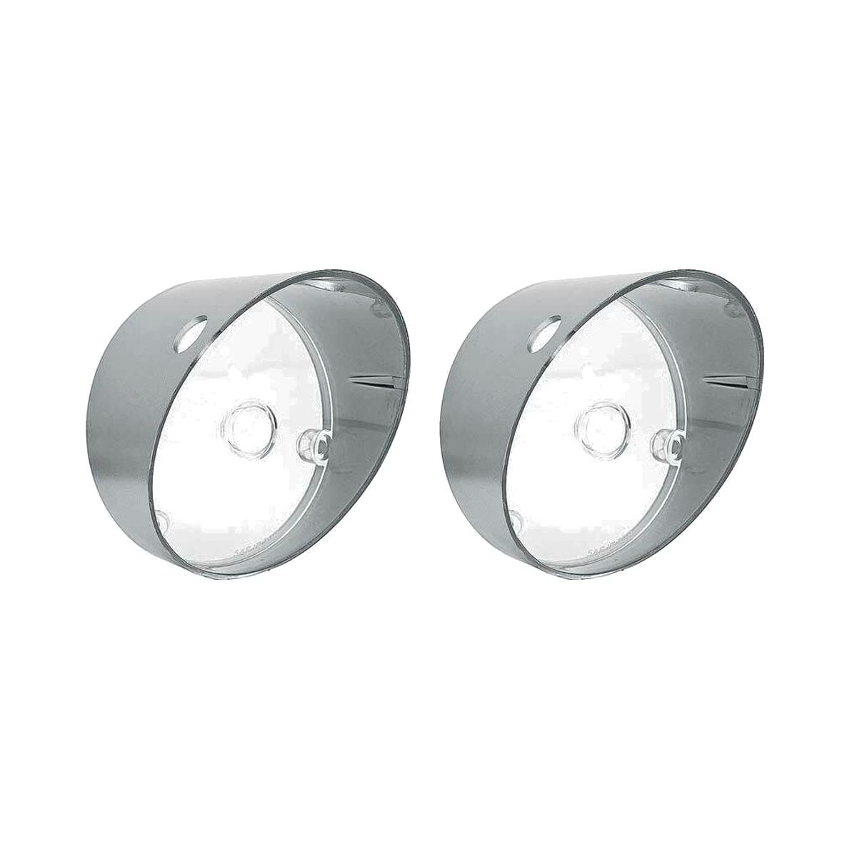 For 1970 Plymouth Belvedere Satellite U/K Saite & Clear Parking Lamp Lenses