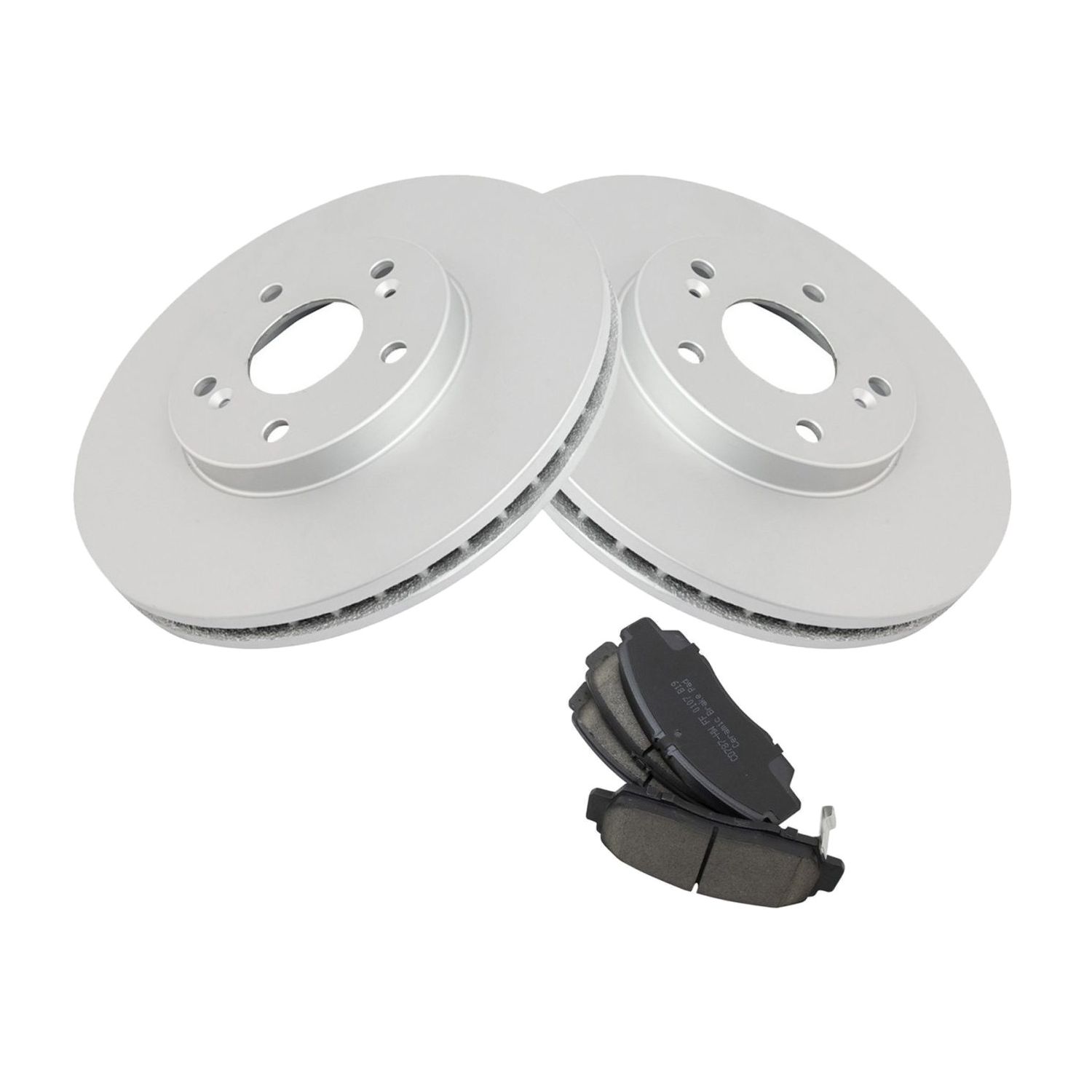 For 2003-2010 Honda Accord Coupe Front Ceramic Brake Pad & G-Coated Rotor Set