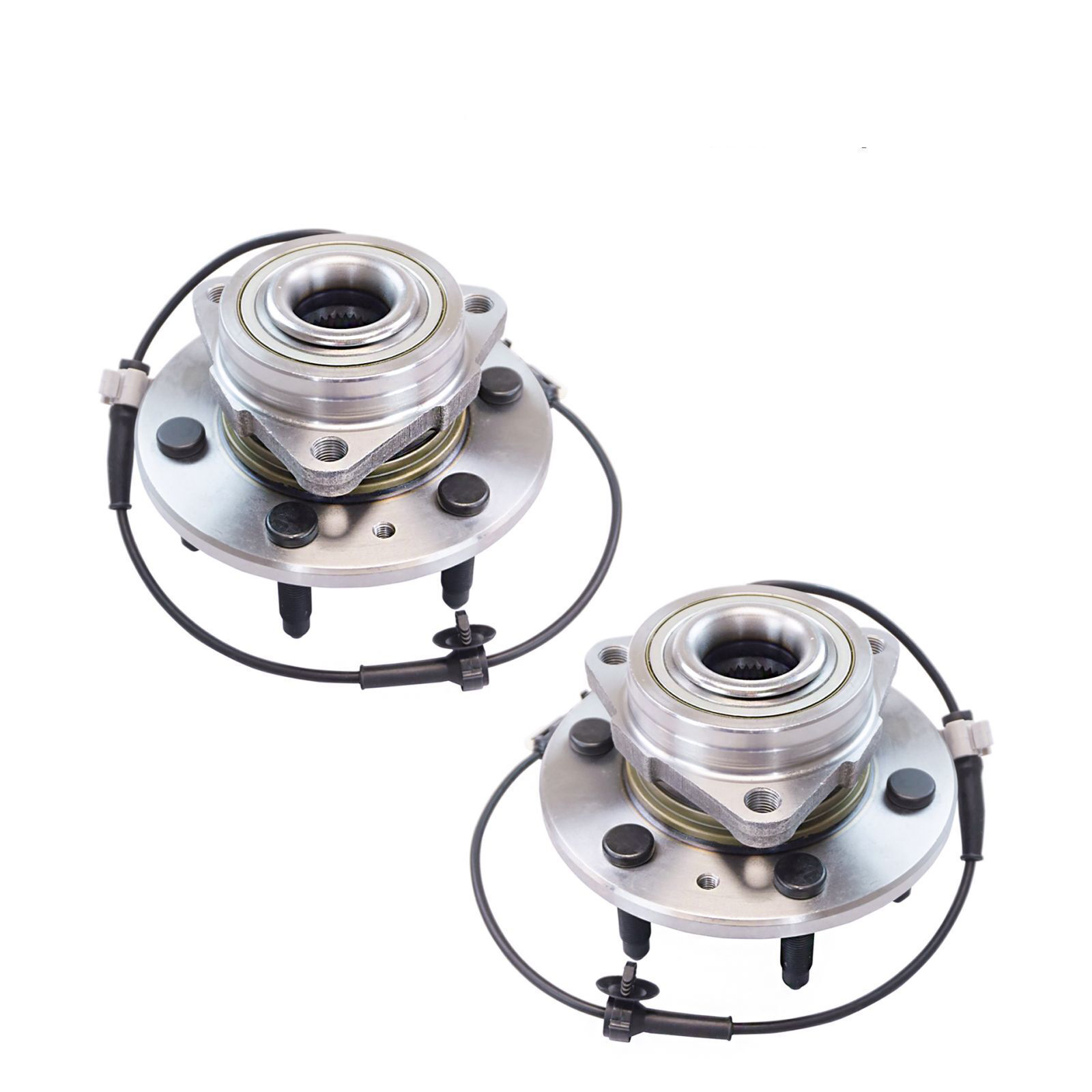 2 Sets Of - Front Wheel Bearing & Hub Assembly Left/Right Set For Cadillac Chevy GMC