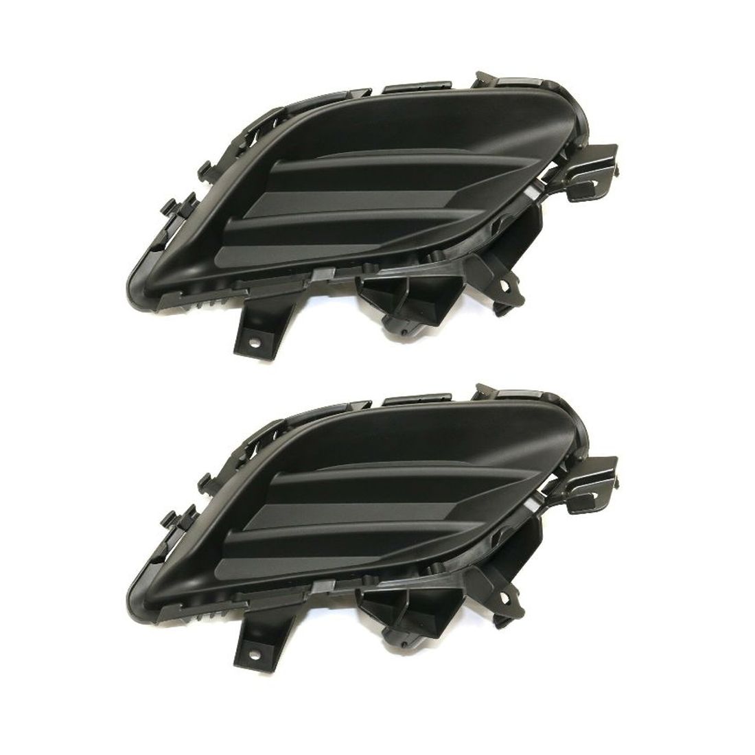 2 Sets Of - Fog Light Cover Passenger Right Side RH Hand For 2014-2017 Mazda Sedan