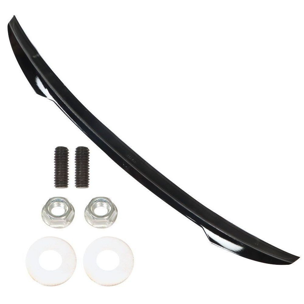 Fit For 2020-2021 Nissan Sentra 4Dr Rear Spoiler Trunk Wing Plastic Gloss Black