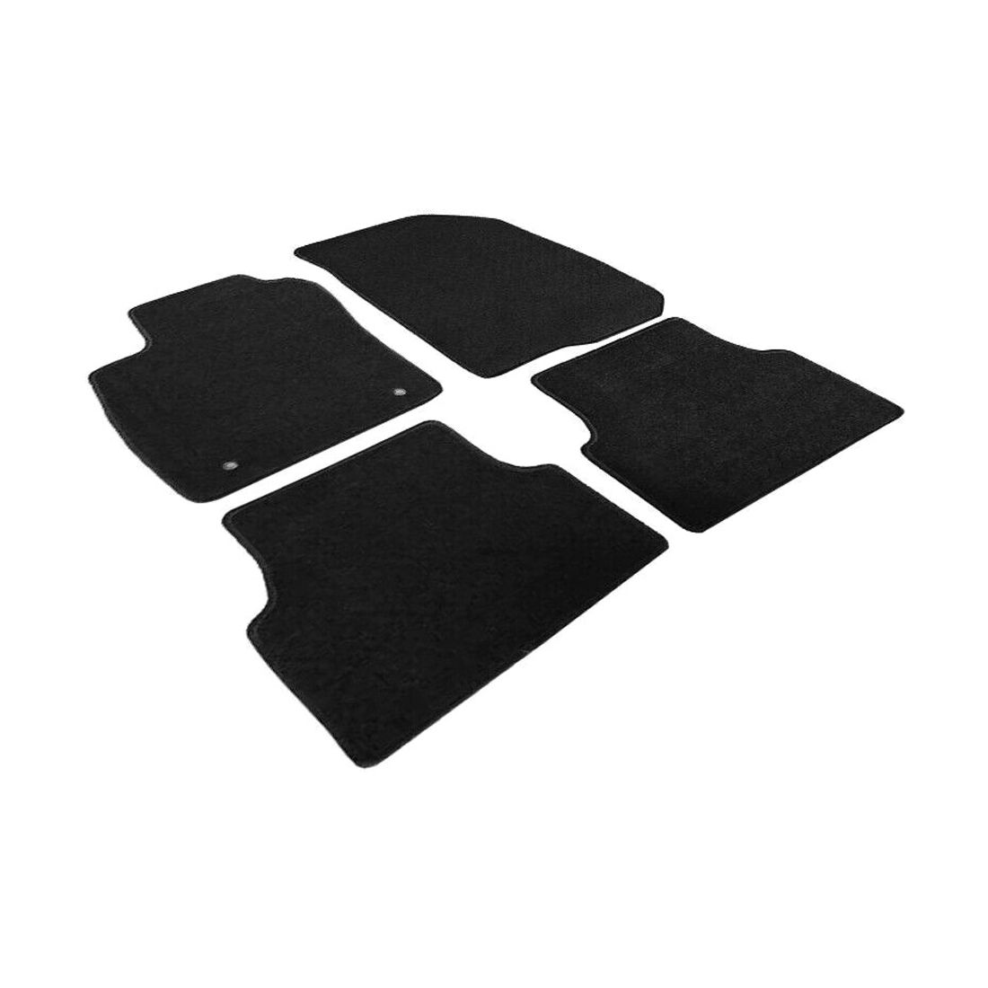 For 2012-2020 Sonic Sedan 4PCS Front Rear Car Floor Mats Carpets Nylon Black
