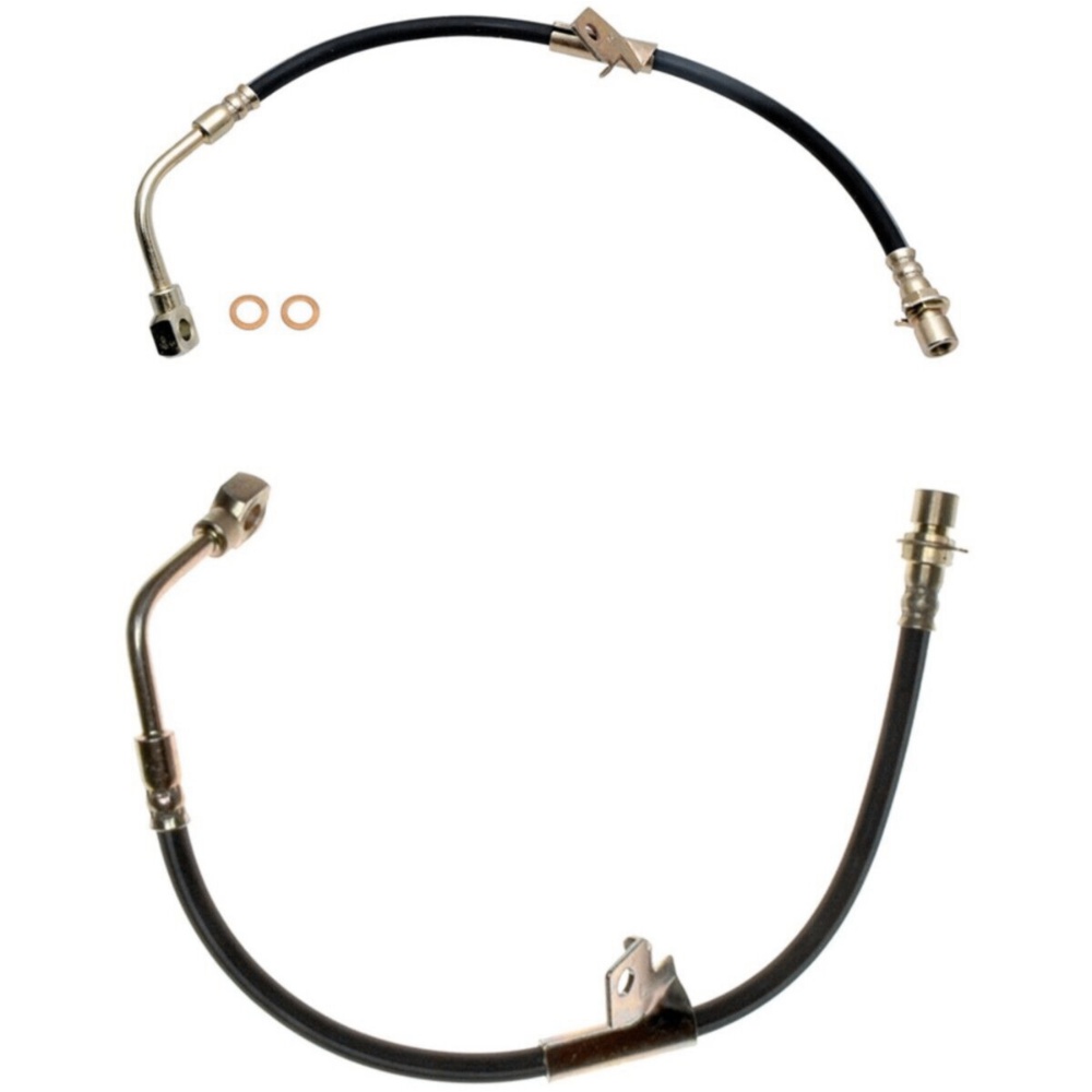 For Chevy GMC Olds Brake Lines Set Of 2 Front Driver & Passenger Side Pair