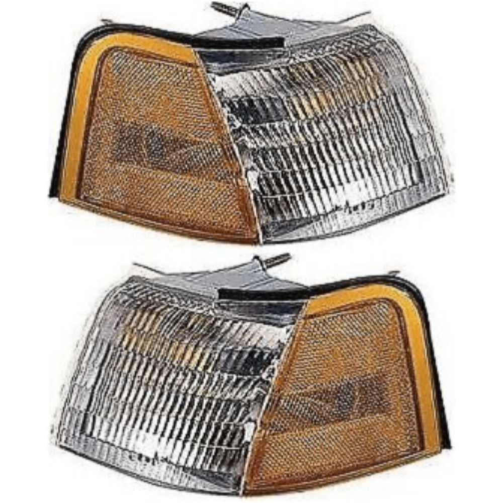 Corner Side Marker Parking Turn Signal Light Lamp Pair Set For Ford Mercury