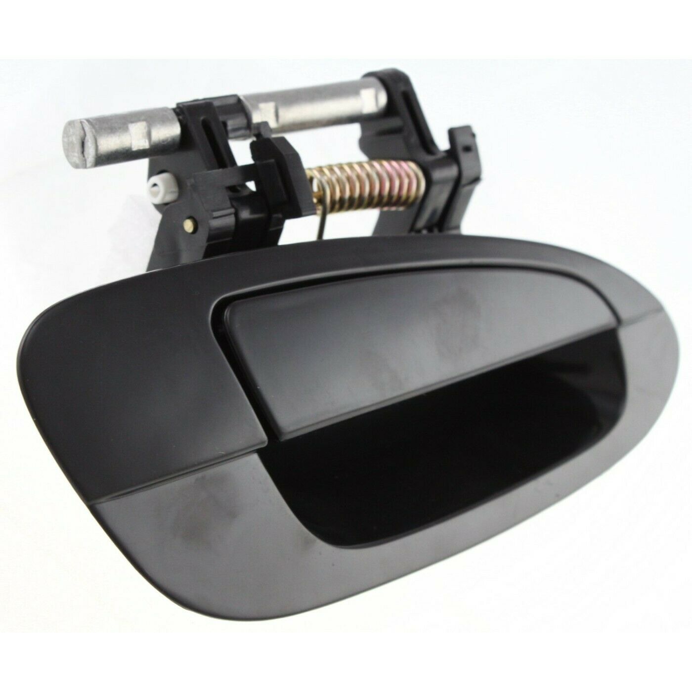 Door Handle Smooth Black Exterior Outside Kit Set Of 4 For 2002-06 Altima Sedan