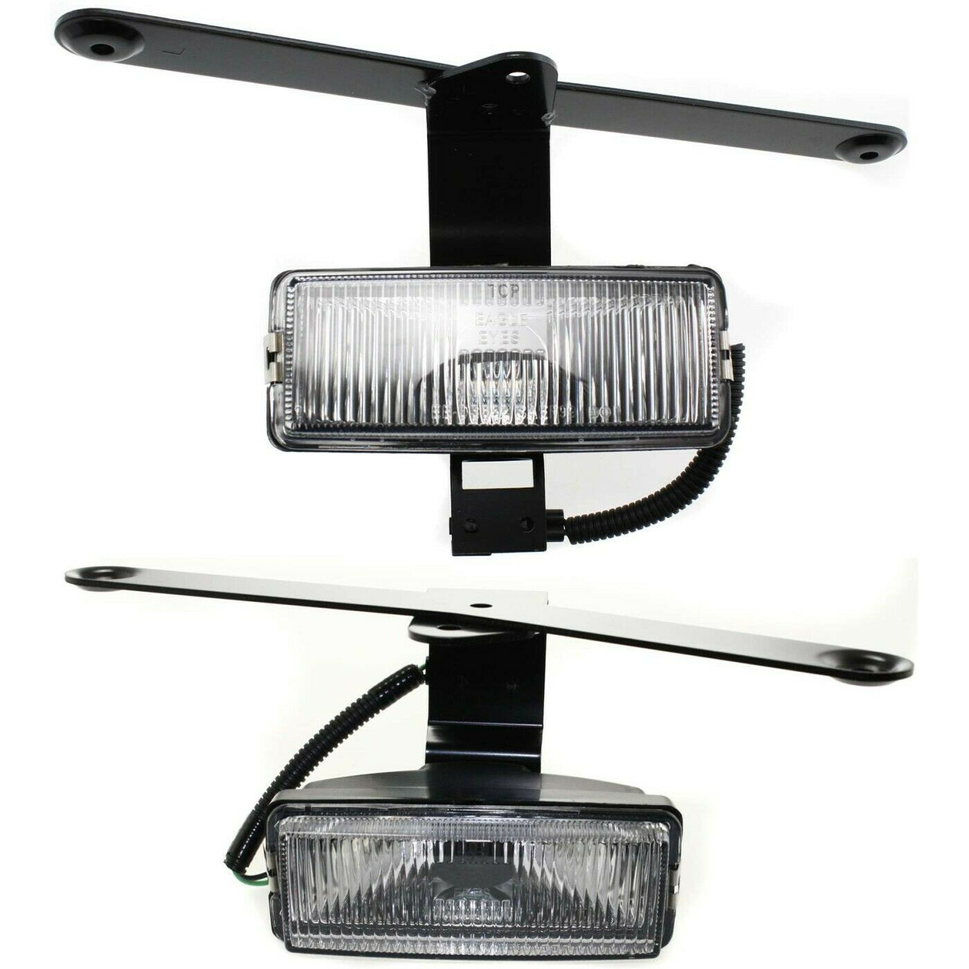 Set Of 2 Clear Lens Fog Light For 98-00 Frontier 00-01 Xterra LH & RH W/ Bulbs