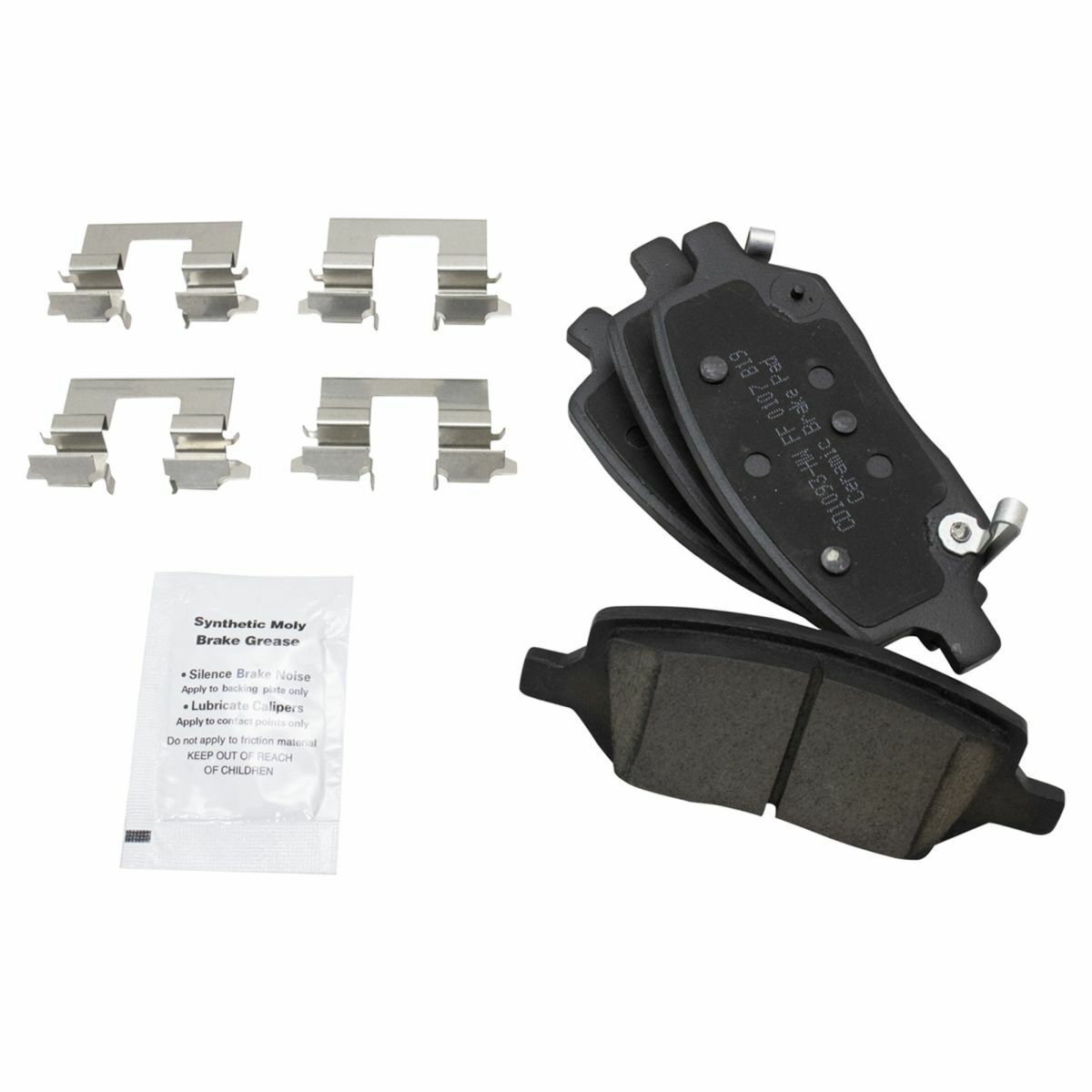 Front & Rear Ceramic Brake Pad & Rotor Kit W/Chemicals For Buick Chevy Saturn