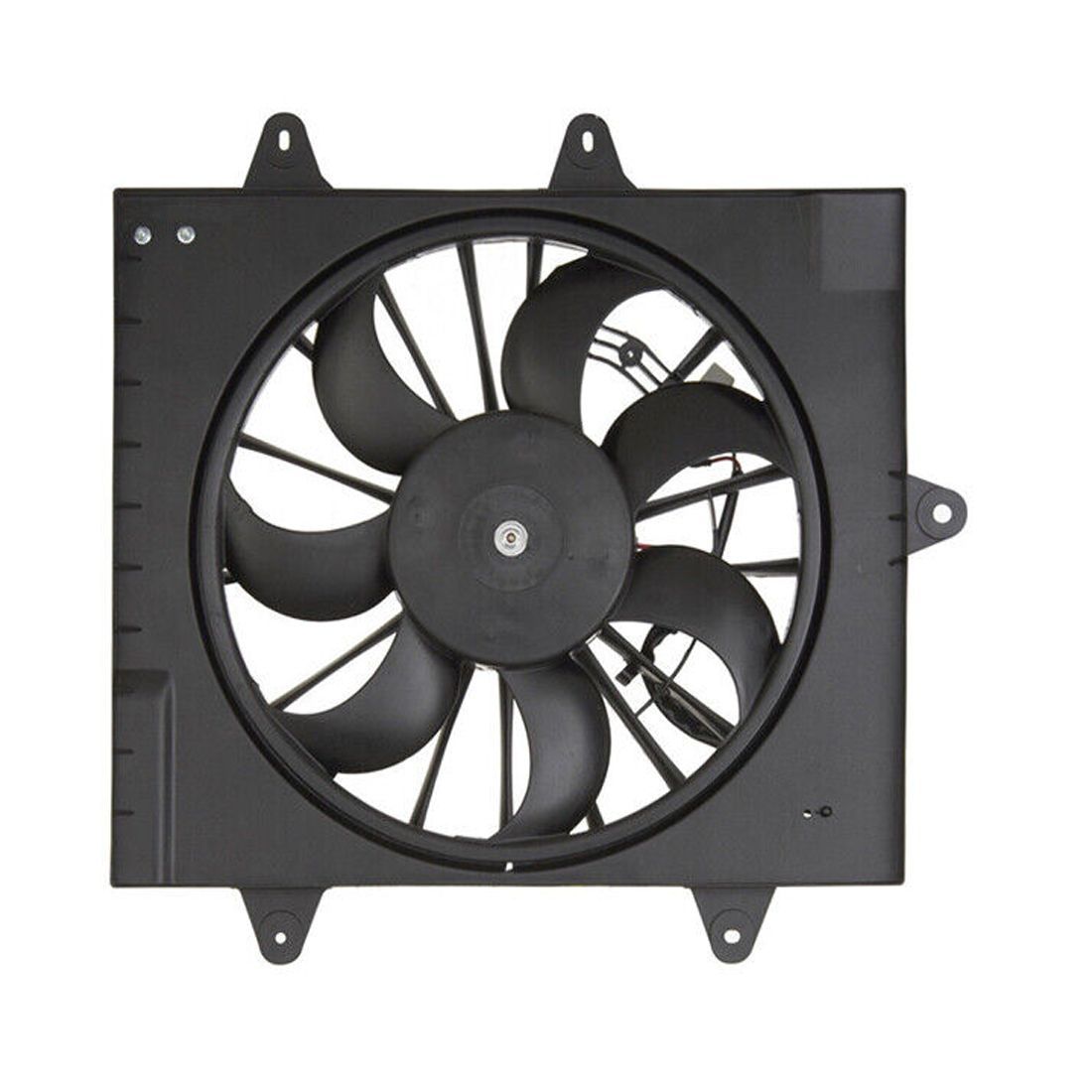 Dual Radiator & Condenser Fan For Chrysler 2006-2009 PT Cruiser Ch3115156