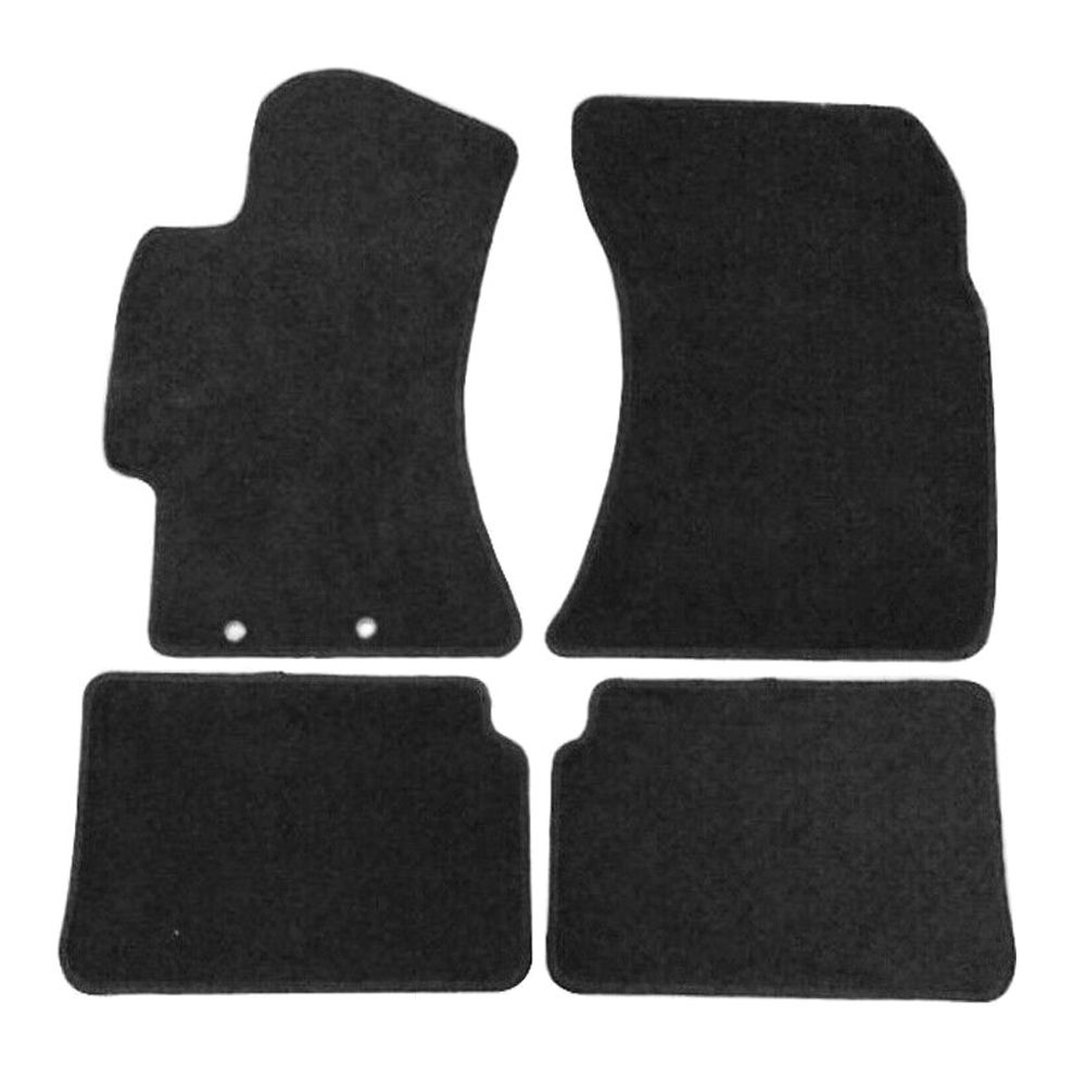 For 08-11 Impreza 2.5i Hatchback Floor Mats Nylon Black Auto Carpets 4PC Set