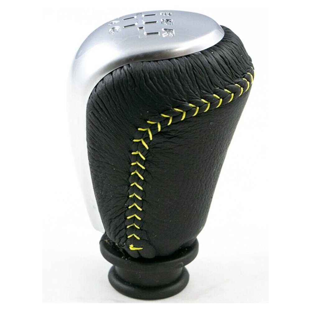 For 04-06 Pontiac Gto 6-Speed Manual T56 Shift Knob & Boot Yellow Stitching