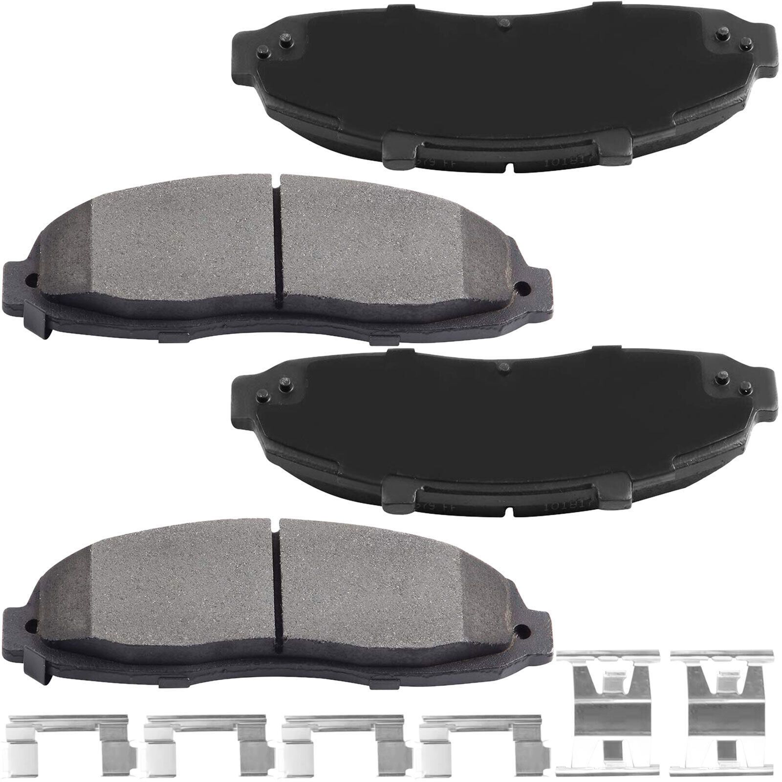 For Ford 1997-2003 F-150 Lincoln 2002 Blackwood (4) Front Ceramic Brake Pads