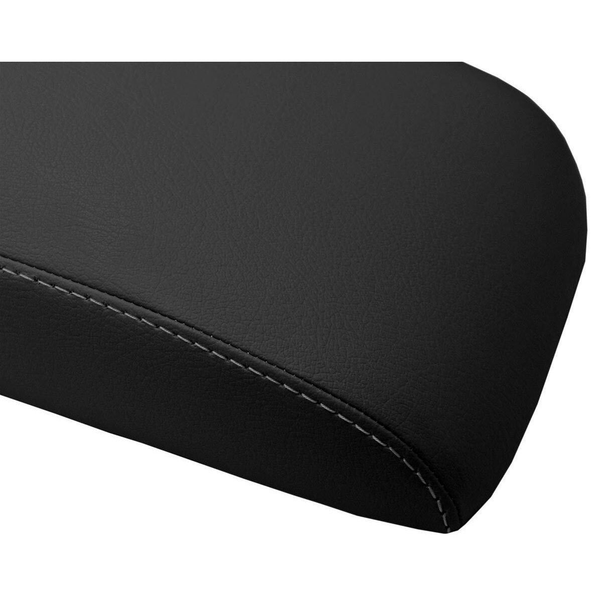 Console Lid Armrest Cover Leather For 07-11 Element Sport Utility Gray Stitch