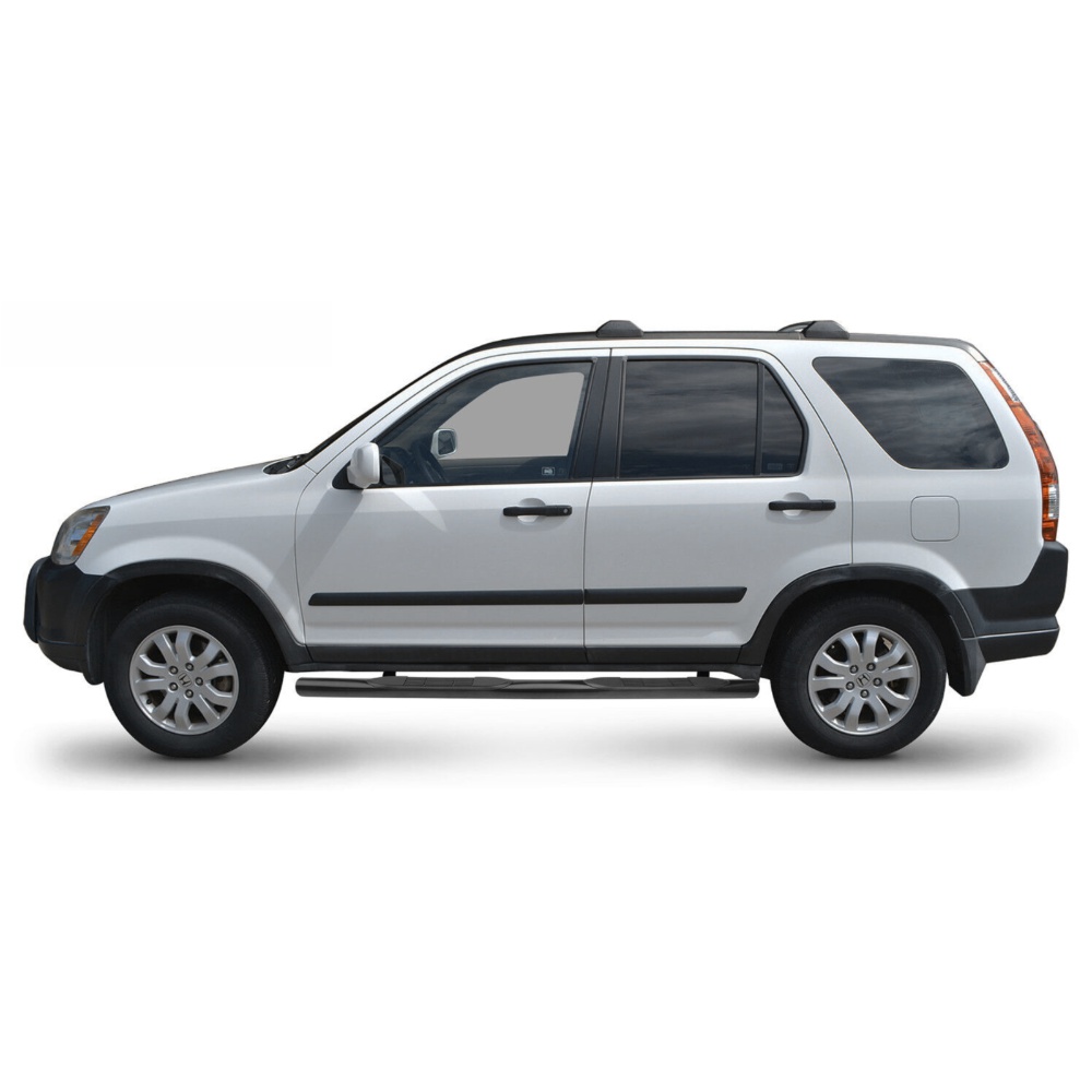 3" Black Side Step Rails For Honda 02-06 CR-V Nerf Bars Running Boards