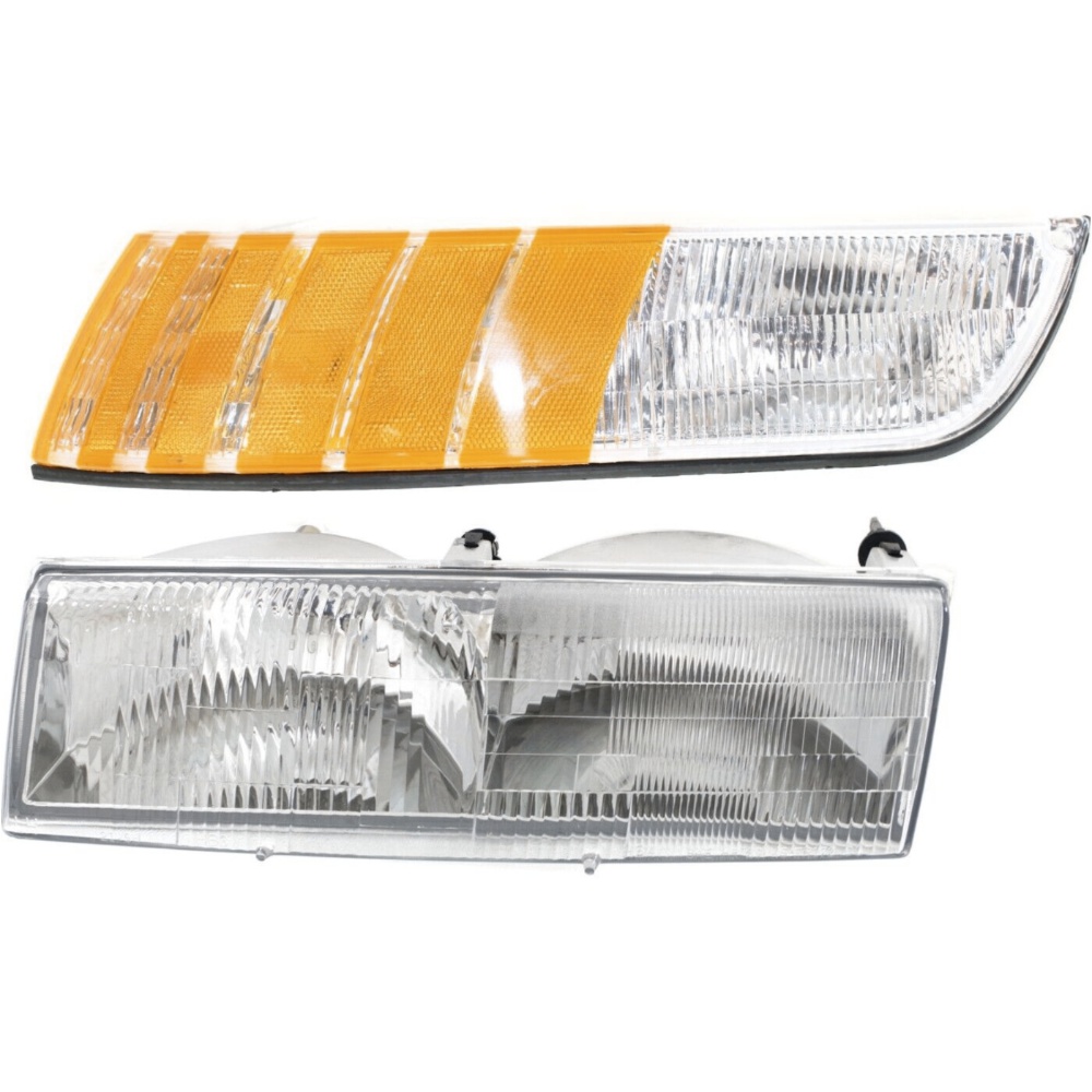 Headlight Kit For 1992-1994 Grand Marquis Sedan Driver Side Clear Lens Halogen