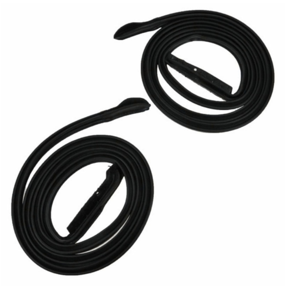Molded Rubber Door Seal Weatherstrip Pair Set For 1967-1968 Mustang 1967 Capri
