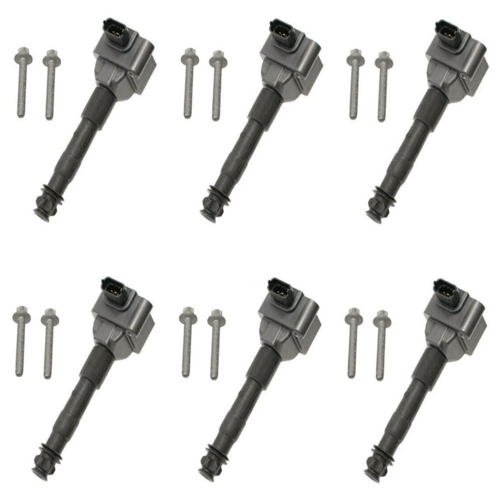 Set Of 6 Direct Ignition Coils For 01-11 911 05-08 Boxster 06-08 Cayman 911