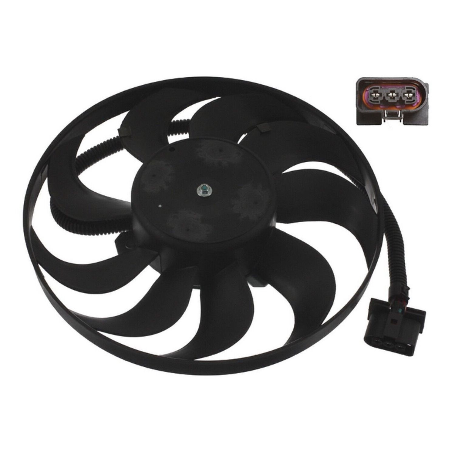 For 2003 Audi TT Quattro S Line Right Radiator Engine Aux Auxiliary Cooling Fan