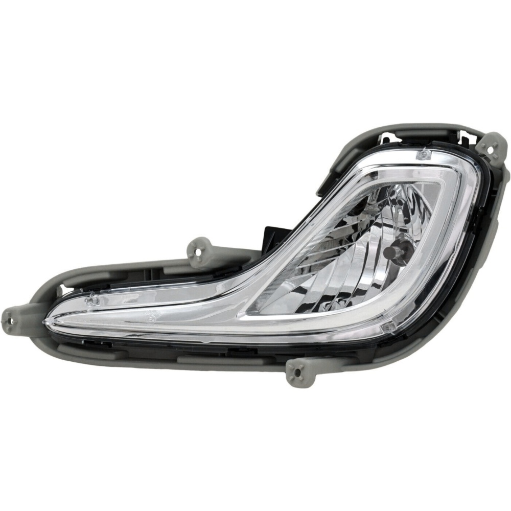 Clear Lens Fog Light For Hyundai 2012-2017 Accent Left Plastic Lens W/ Bulb
