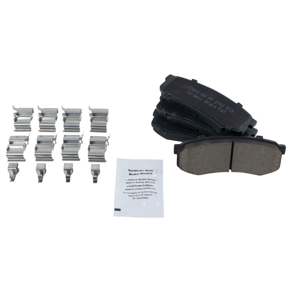 For 01-07 Sequoia Sport Utility Rear Ceramic Pads & G-Coated Brake Rotors Kit
