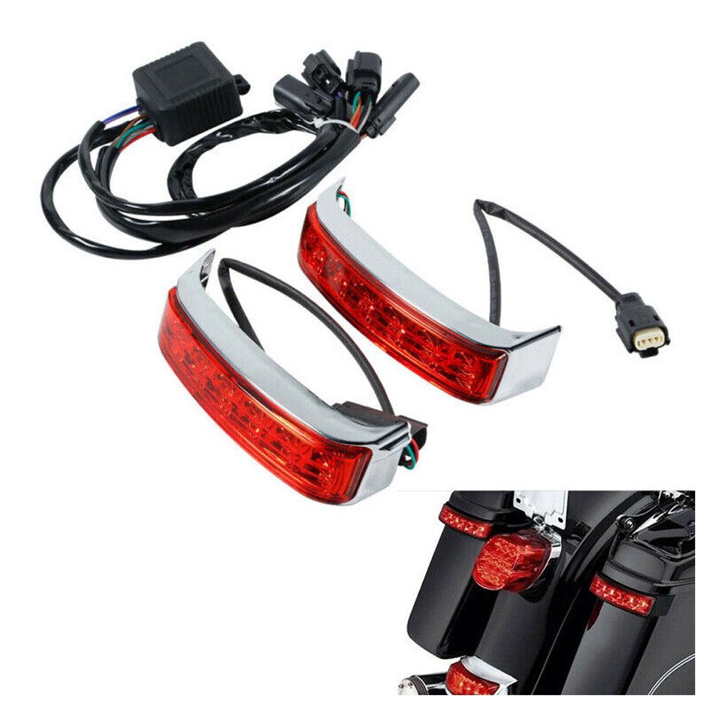 Saddlebag LED Run Brake Turn Light For Harley-Davidson Harley Road Glide Ultra