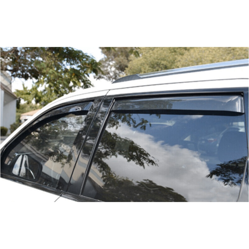 2 Sets Of - IN-CHANNEL Smoke Window Visors Sun Vent Rain Guard For 13-21 Encore 15-21