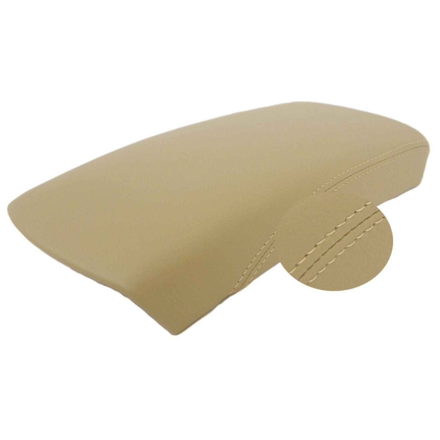 Center Console Armrest Leather Synthetic Cover For 2014-2017 Nissan Rogue Beige