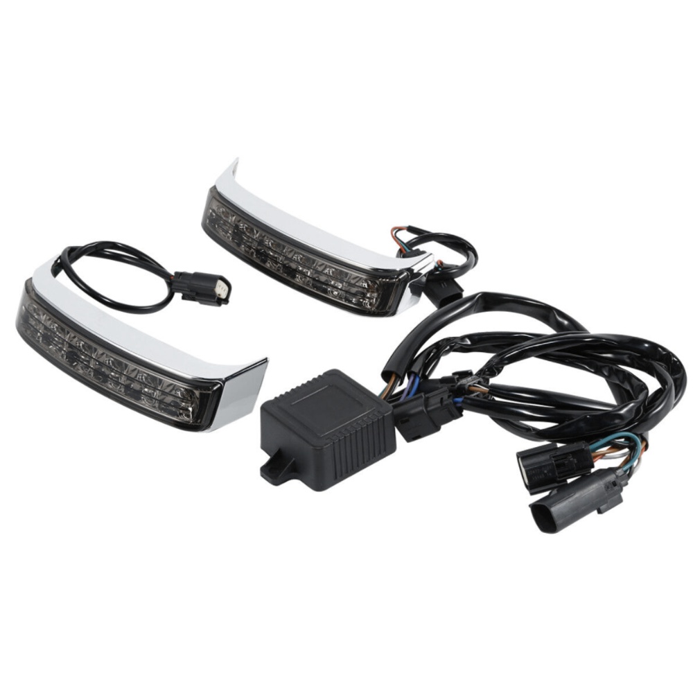 2 Sets Of - LED Saddlebag Run Brake Turn Lamp Light For 2014-2021 Harley-Davidson