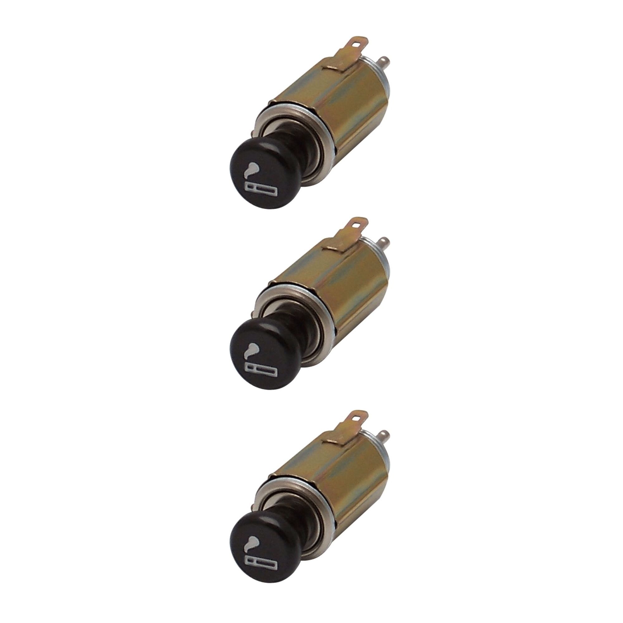 3 Sets Of - For Buick Chevy Pontiac Instrument Panel Dash-12V Cigarette Lighter