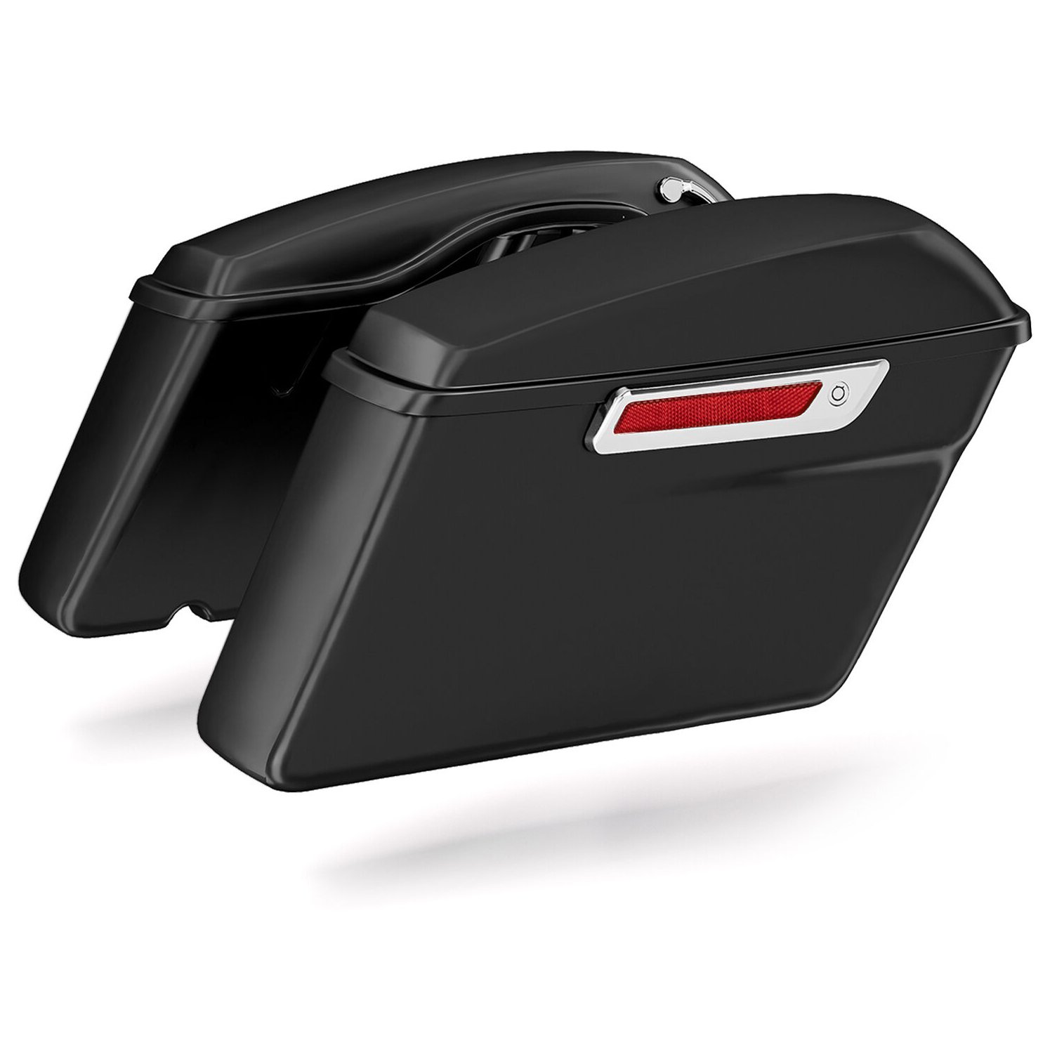 Matte Black Saddlebags W/ Latch Fit For Harley-Davidson Harley Heritage Softail