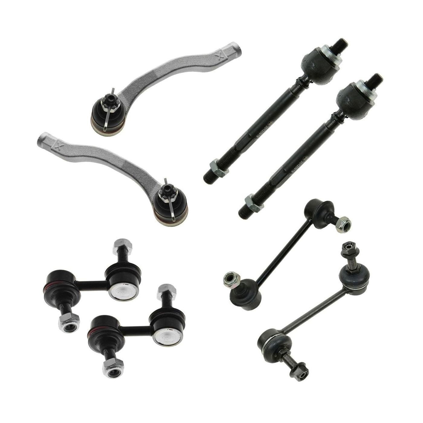 For 1997-2001 CR-V Sport Utility Tie Rod End Inner Outer Sway Bar Left Set 8pc