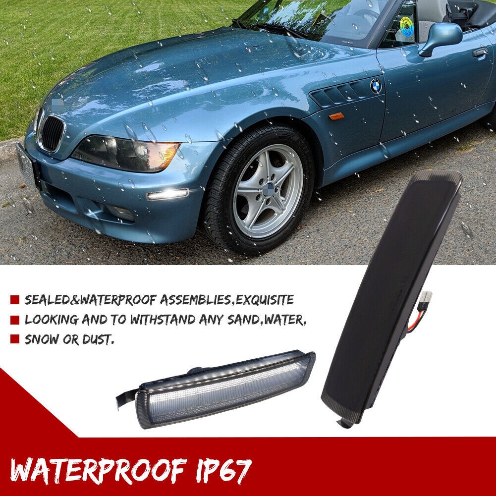 Smoked LED Front Side Marker Lights