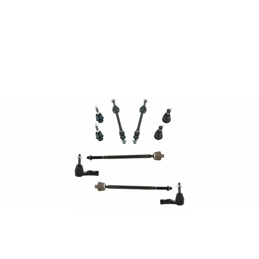 For Ram Front Ball Joint Tie Rod End Sway Bar Link Steering Suspension Kit 10pc