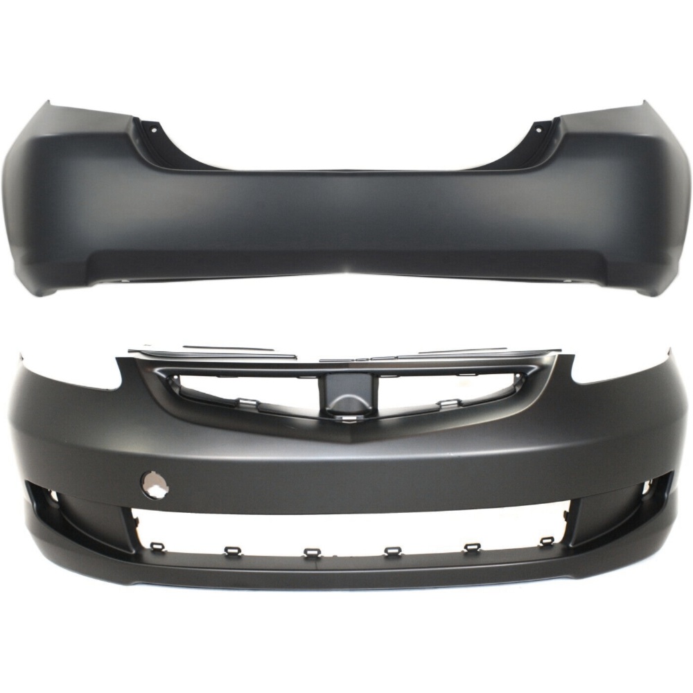 Set Of 2 Bumper Covers Fascias For 07-08 Fit Base 08 Fit DX 08 Fit LX Pair