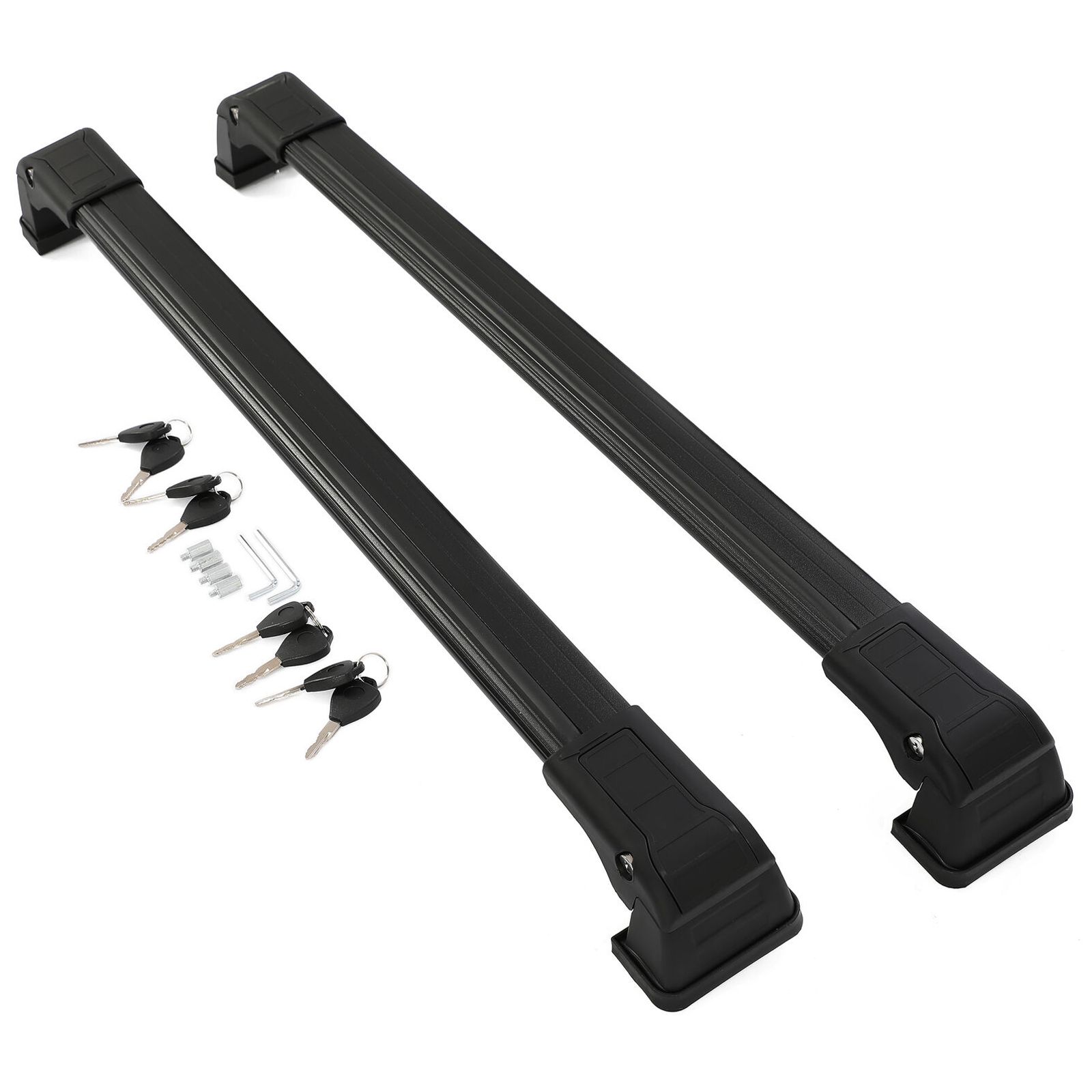 2Pcs For 07-15 5 Grand Touring Aluminum Roof Rack Cross Bars Cross Rail Black