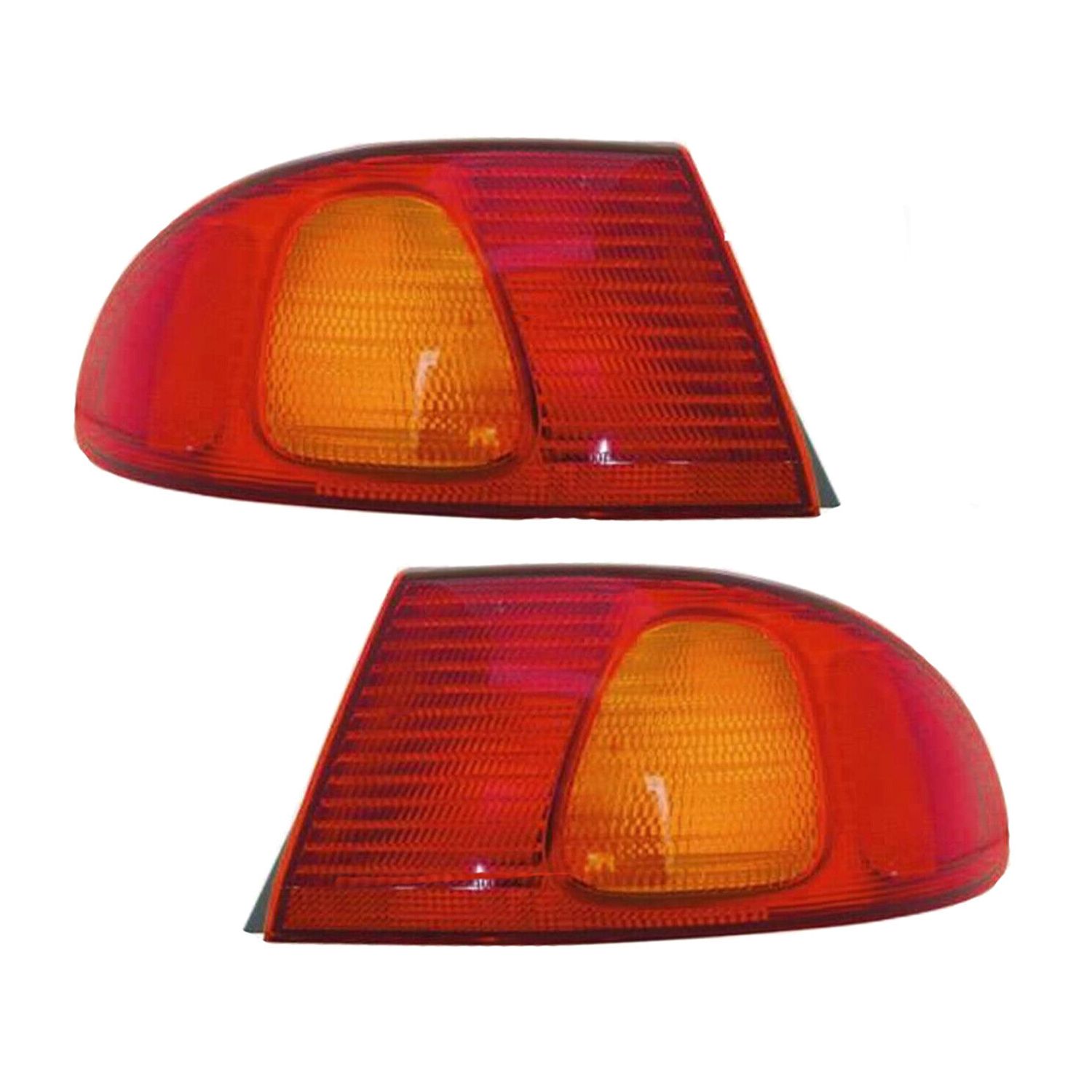 Pair Of Outer Tail Lights Compatible With For 1998-2002 Corolla CE To2800121