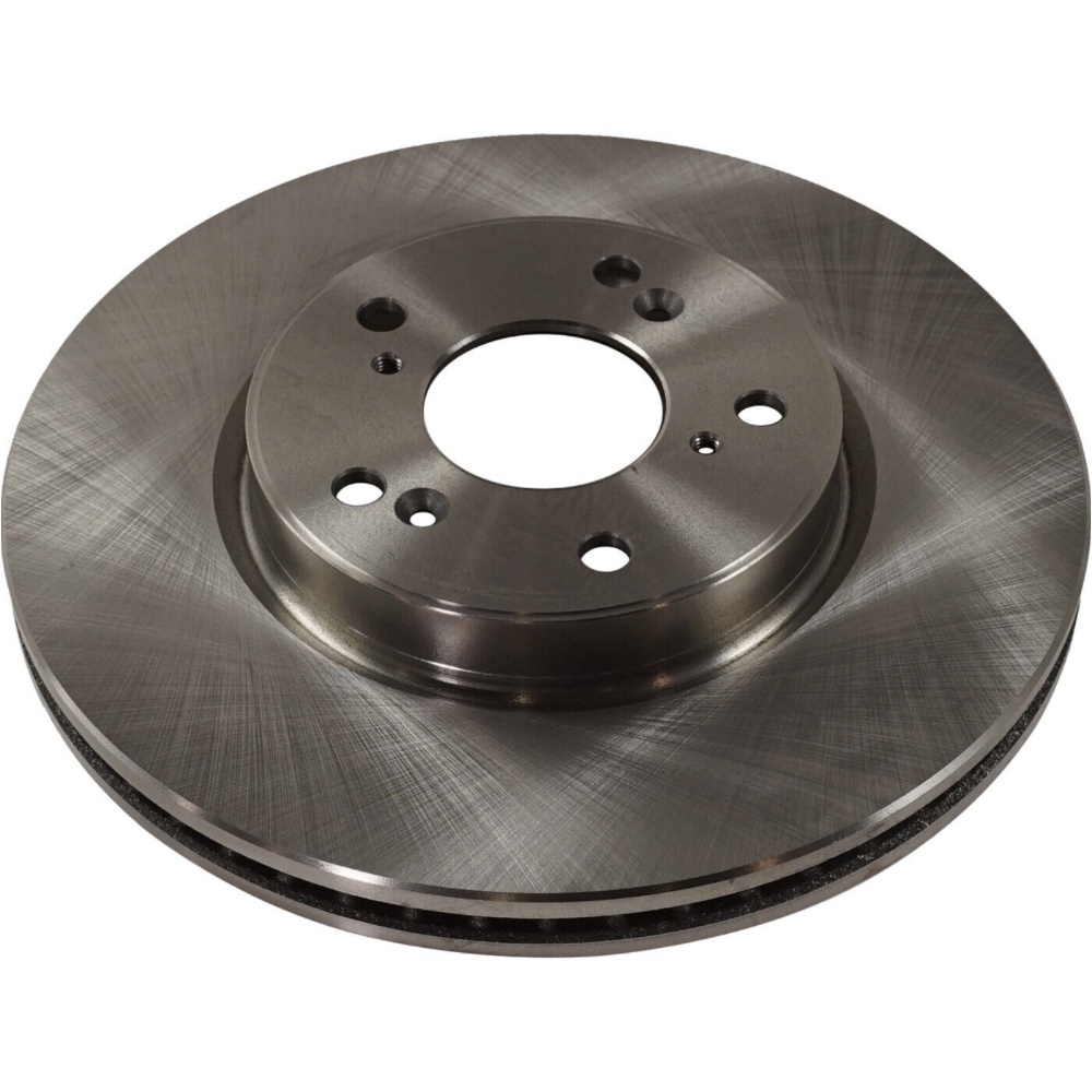 Disc Brake Rotor For Honda Accord HR-V Front Left Or Right Solid 1-pc FWD