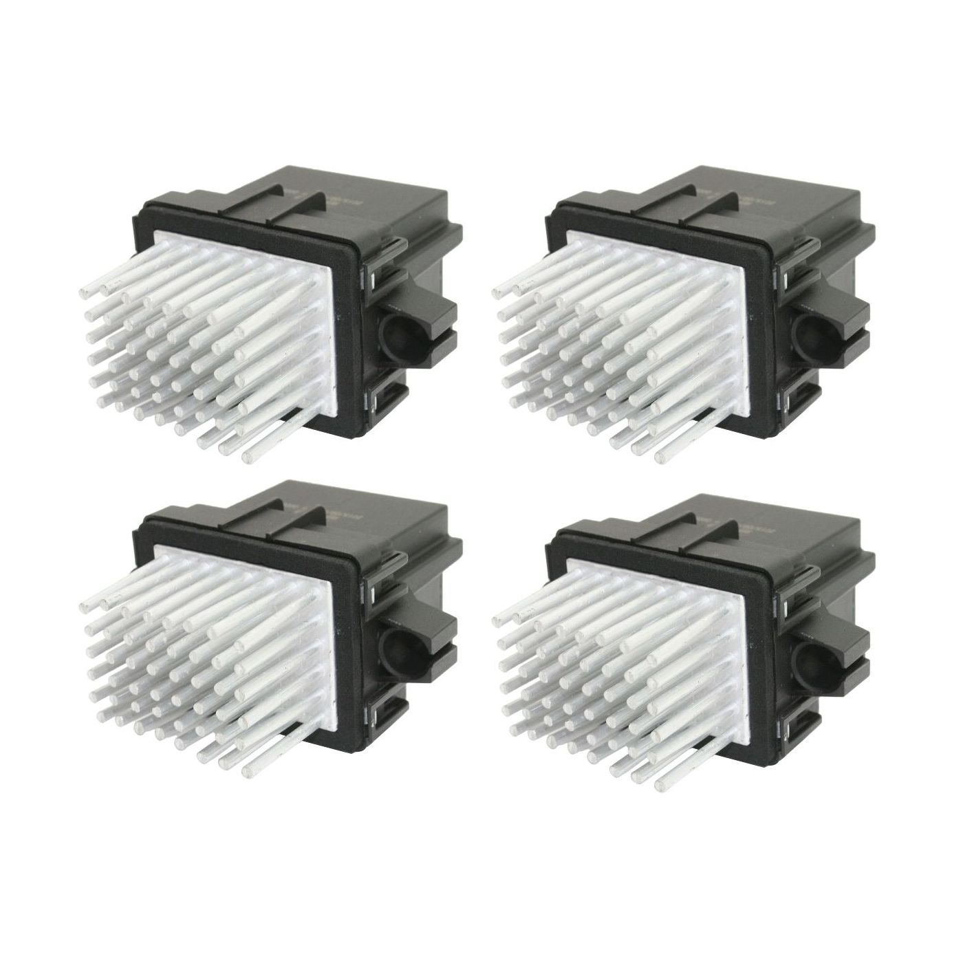 4 Sets Of - Blower Motor Resistors Front Or Rear For 2007-2019 Chevrolet Ford GMC
