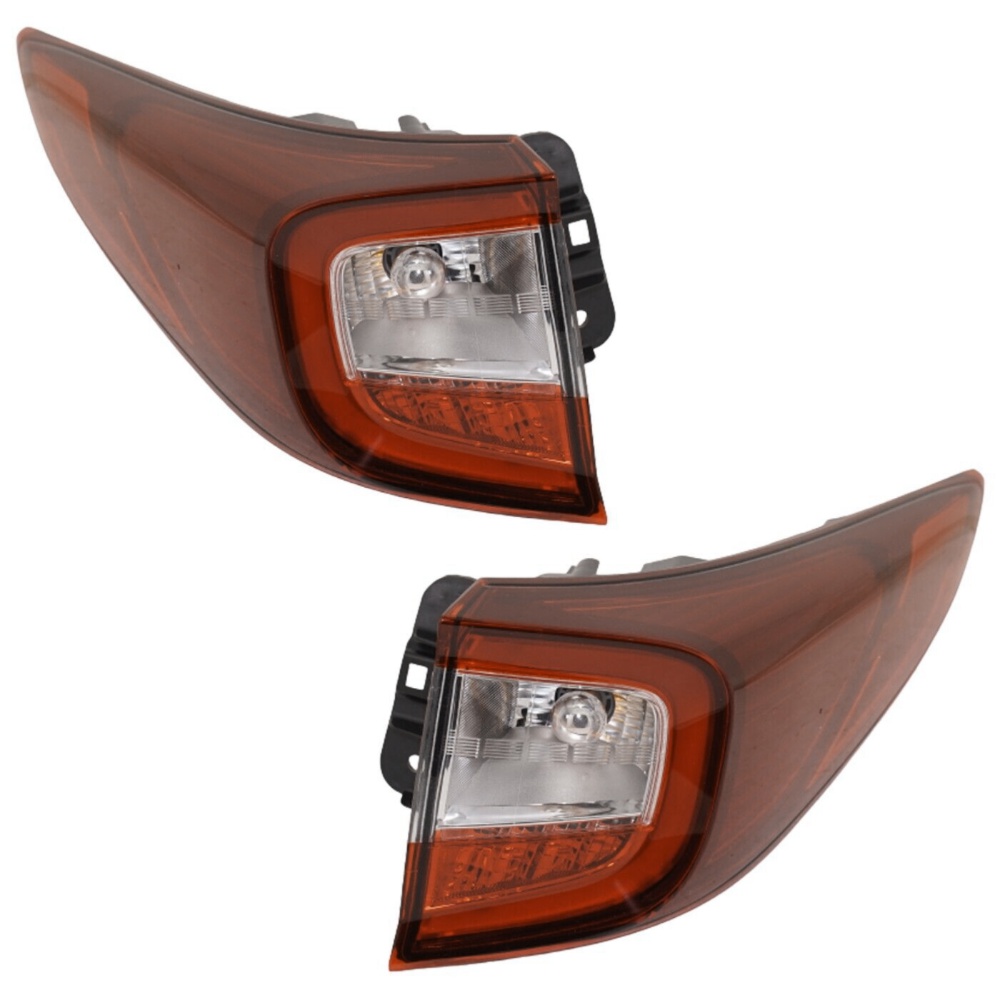 Tail Lights Taillights Taillamps Brakelights Set Of 2 Driver & Passenger Pair