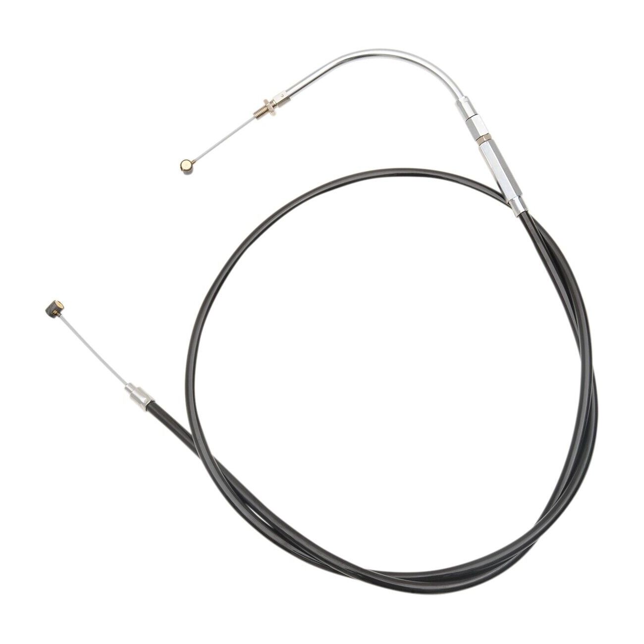 For 10-17 Victory Cross Country Stainless Steel Standard Black Clutch Cable
