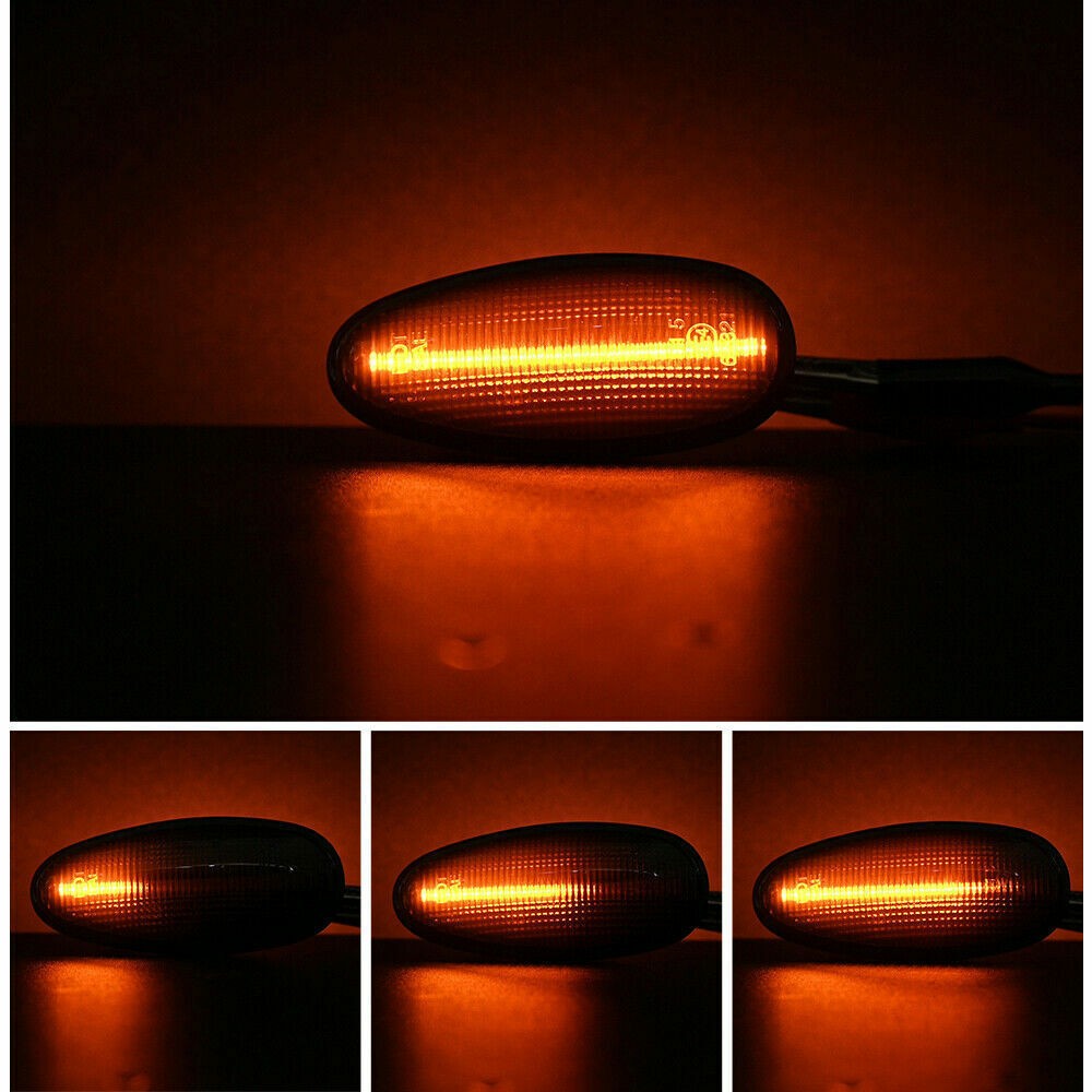 Smoke LED Side Marker Light Turn Signal Lamp EVO